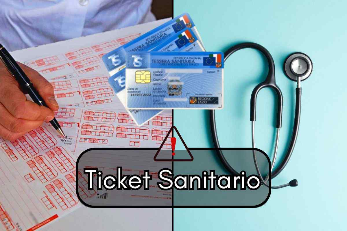 ricetta medica e tessera sanitaria del paziente