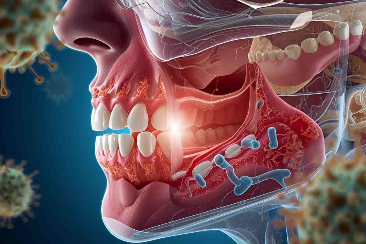 immagine grafica del cavo orale e